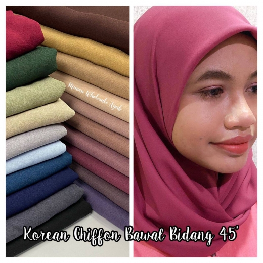 Korean Chiffon Bawal